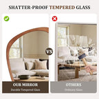WallBeyond Asymmetrical Mirror, Irregular Wall Mirror, Wall Mirrors Decorative - Image 4