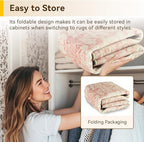 RELEANY Area Rugs 3'x5' Washable Non-Slip, Floral Vintage Distress Print - Image 5