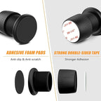 Adjustable Furniture Bed Risers, 1.6-2.6 inch Black, Durable Plastic Anti Slip - Image 3