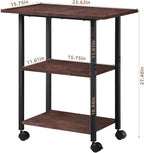 Lerliuo 3-Tier Printer Stand, Industrial Mobile Printer Table - Image 2