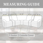 100% Waterproof Sectional Recliner Couch Covers - Image 3