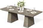 LITTLE TREE Dining Table for 6 People, Wooden Table, Rectangle Furniture - Image 3