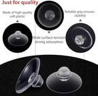 20-Pack Transparent Anti-Collision Suction Cups, 18mm/0.7" Mark-Free Design - Image 3