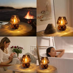 ONEWISH Mushroom Lamp Small Vintage Table Lamp - Image 6