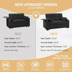 Auvsoce 65'' Chaise Lounge Chair Indoor, 3-in-1 Convertible Sofa Bed - Image 8