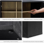 mopio Blake Storage Cabinet, Small Modular Accent Display Sideboard Buffet - Image 4
