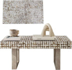 East at Main White Coffee Table – Handmade Accent Table - Image 9