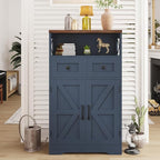 Befrases Farmhouse Blue Storage Cabinet - Image 6