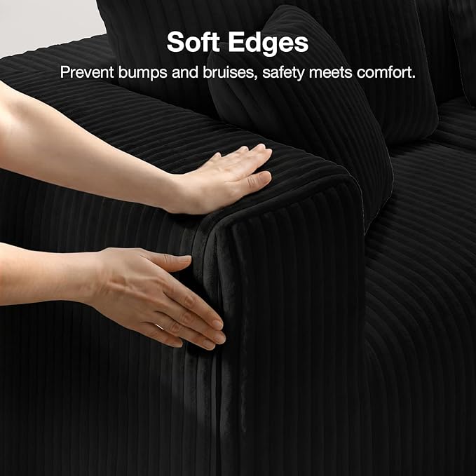 Novilla 141" Modular Sectional Sofa, Modern Cloud Sectional Couch - Image 10