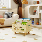 Wood Kids Bookshelf, Montessori Bookshelf, - Image 7