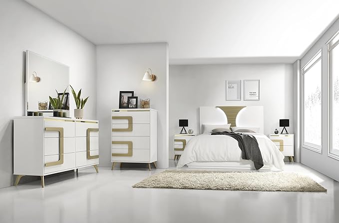 Kings Brand Furniture Claire 6-Piece Queen Size Bedroom Set by KingsBrandFurniture