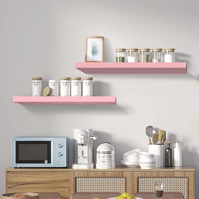 SAUMONIERES 24 Inch Floating Wall Shelves - Image 4