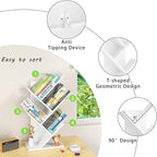 SHEEPAM 5 Tier Tree Book Shelf, Small Desktop Bookshelf - Image 6