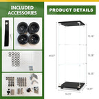 LFT HUIMEI2Y Glass Display Cabinet 3-Shelf - Image 2