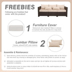 Rattan Star Outdoor Furniture Couch 3 Seater Sofa Outdoor Brown Wicker Sofa - Image 5