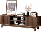 VINGLI 58.6" TV Stand up for 70 Inch TV, Mid Century Entertainment Center - Image 9