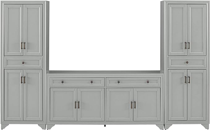 Crosley Furniture Tara 3-Piece Modern Farmhouse Sideboard Buffet Cabinet and - Image 4