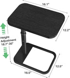 Kitstorack TV Tray Table, Adjustable Height & Rounded Metal Corners, Snack Table - Image 3