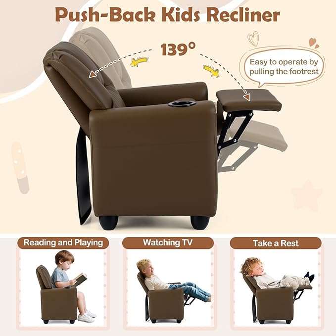 Costzon Kids Recliner Chair - Image 4