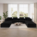 Novilla 141" Modular Sectional Sofa, Modern Cloud Sectional Couch by Novilla