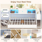 Hasuit Corner Full Bed Frame - Image 8