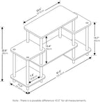 Furinno Turn-N-Tube No Tools Entertainment TV Stands - Image 3