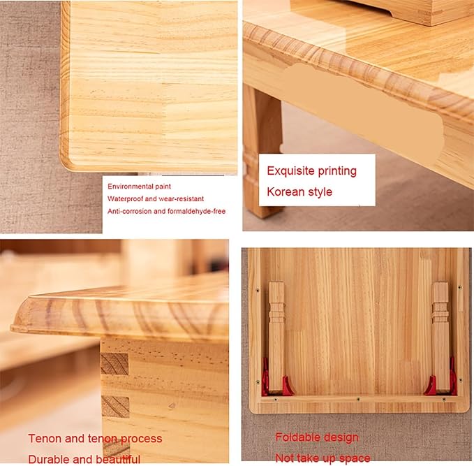 Korean Solid Wood Folding Table - Image 3