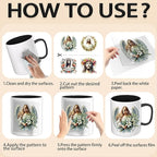 4 Sheets Rub on Transfers for Crafts, Bible Quotes Furniture Transfers for Wood - Image 3