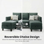 SUNLEI Convertible L-Shaped Sectional Couches - Image 5