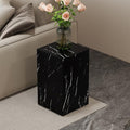 End Table, Side Table Living Room Table, Faux Marble Sofa Couch Bedside by BAOPIN