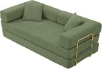 4-in-1 Folding Convertible Sofa Bed, 78 Inch Oversized Corduroy Upholstered - Image 7