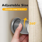Adjustable Furniture Bed Risers, 1.6-2.6 inch Bed Risers Gray, Durable Plastic - Image 2