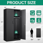 Letaya Metal Wardrobe Cabinets - Image 3