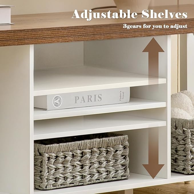 GAZHOME TV Stand for TV up to 65 Inches, TV Cabinet - Image 4