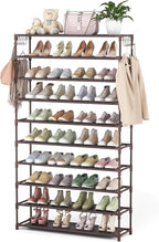 LANTEFUL 10 Tiers Shoe Rack 50 Pairs Large Capacity Tall Shoe Organizer Sturdy - Image 9