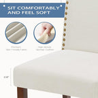 DUMOS Dining Chairs Set of 4, Modern Kitchen Table Chairs - Image 2