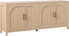 Walker Edison Sasha 4-Door Reeded Sideboard Buffet - Image 3
