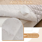 Dog Couch Cover for Sofa 100% Waterproof Faux Linen Sofa Covers for 3 Cushion - Image 4