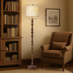 65.5" Natural Real Wood Floor Lamp - Image 5