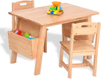 Kids Solid Wood Table and 2 Chair Set - Image 7