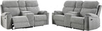 HAOMARKETS Power Reclining Loveseat Sofa Set of 2 - Image 8