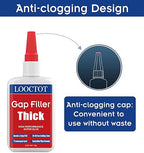 LOOCTOT 60g Gap Filler Thick Super Glue Premium Adhesive, CA Glue - Image 2