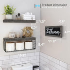 QEEIG ‎Bathroom Shelves Over Toilet - Image 3