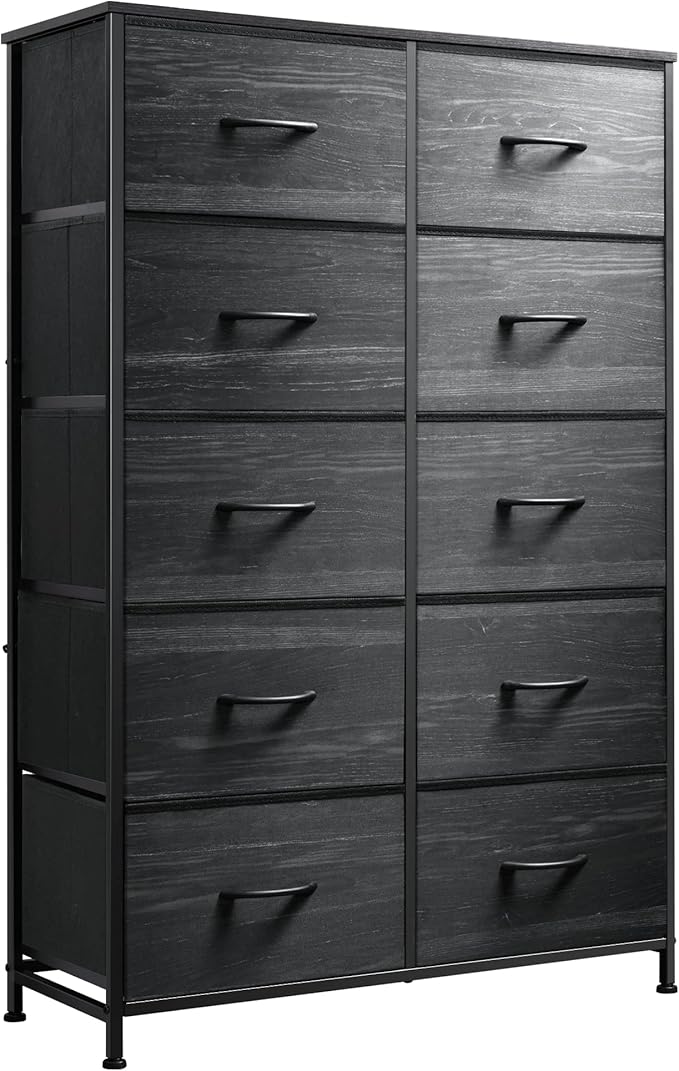 WLIVE Tall Dresser with 10 Drawers, Dressers & Chest of Drawers, Dresser by WLIVE