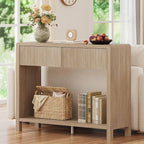 FATORRI Console Sofa Table, Wooden Entryway Table - Image 6
