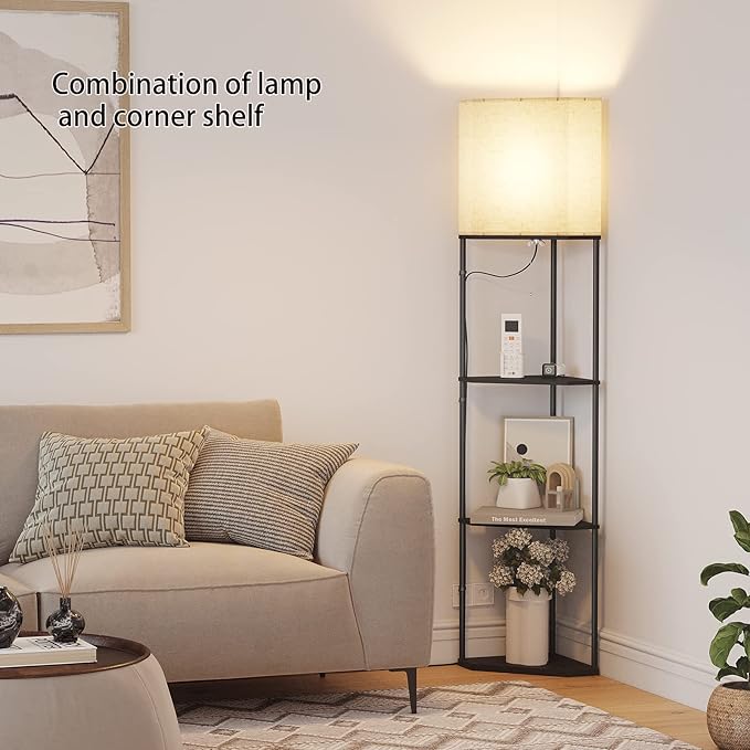 SUNMORY Sector Corner Shelf Lamp 3 Color Temperatures LED Bulb, Corner Lamps - Image 3