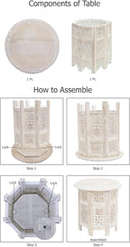 COTTON CRAFT Solid Wood End Table - Image 7
