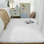 Ophanie White Rugs for Bedroom Fluffy, 4x6 Nursery Soft Fuzzy Shag Plush Shaggy - Image 3