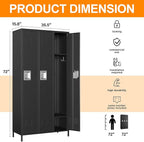 Metal Locker Storage Locker, Assemble Required - Image 3