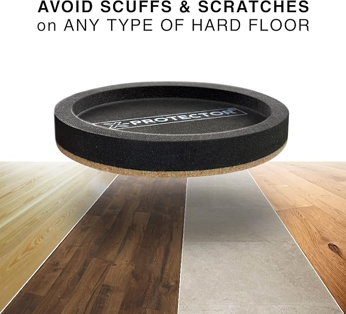Felt Furniture Sliders for Hardwood Floors X-PROTECTOR 4 PCS 4 3/4” - Image 3